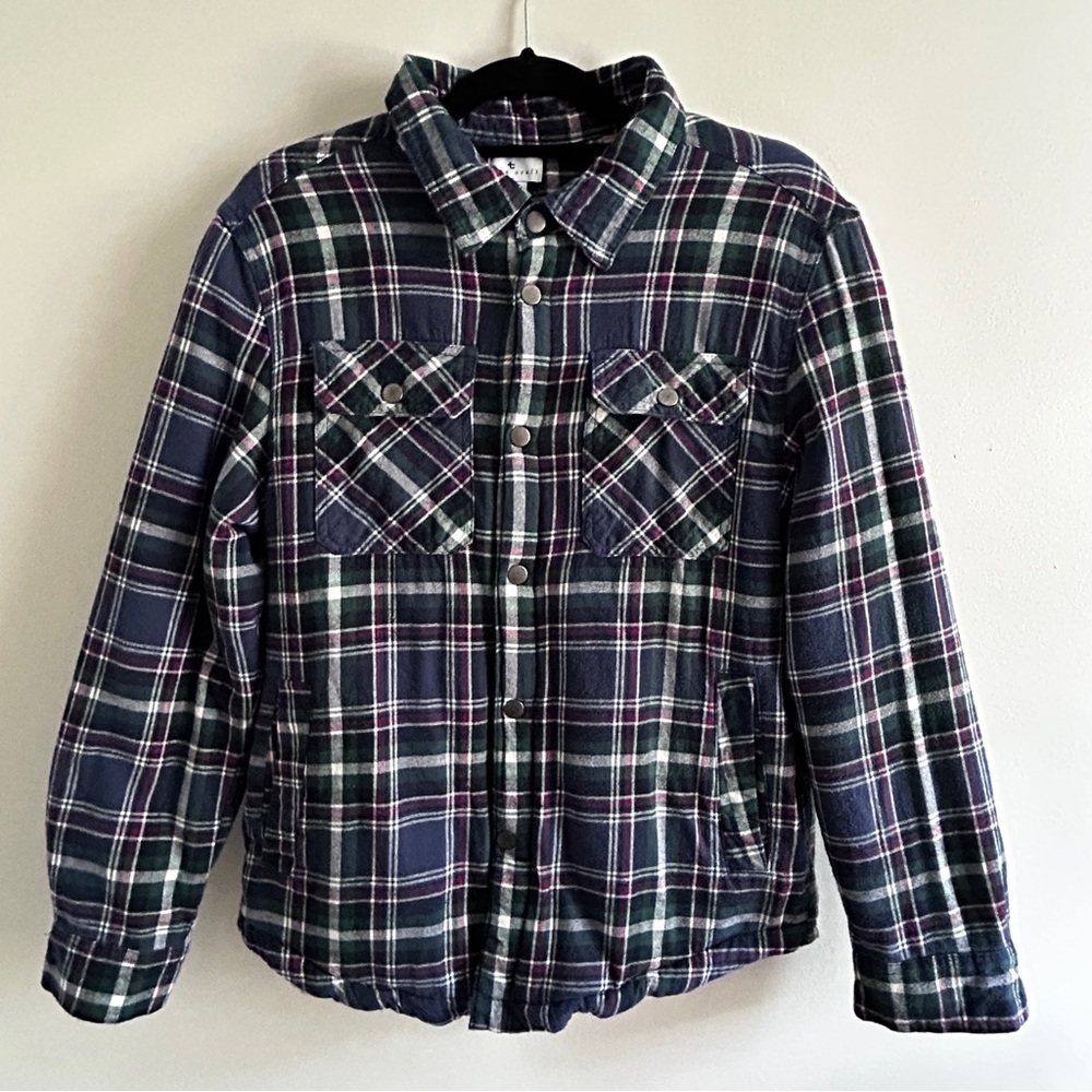 Thick and Cozy Flannel Sherpa Jacket